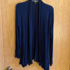 G Collection Navy Blue Cardigan, Size 1X, in good condition
